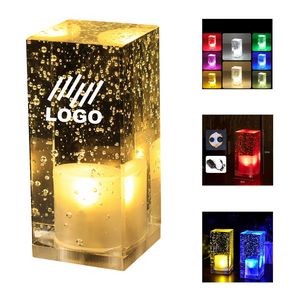 Rechargeable Colored Crystal Led Bar Light