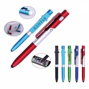 4 in 1 Touch Screen Capacitive Ballpoint Pens with LED Light for Tablet