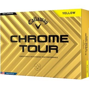 Callaway® Chrome Tour Golf Ball - Yellow