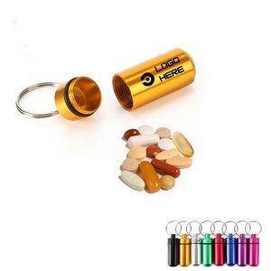 Keychain Portable Pill Box