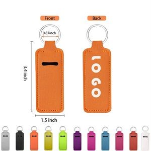 Square Lipstick Bag Keychain MOQ 100 PCS