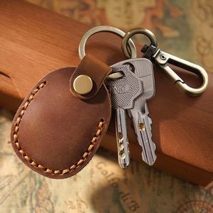 Genuine Leather Air Tag Keychain/Case