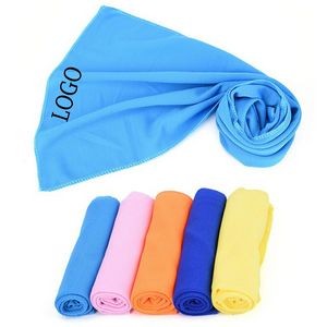 Customizable Sports Solid Color Ice Cooler Towel
