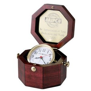 Howard Miller Chronometer Rosewood Octagon Captain's Clock