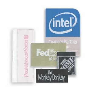 2 to 3 Square Inch Woven Labels