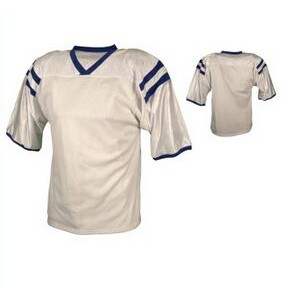 Adult Dazzle Cloth Football Jersey Shirt w/Contrasting Trim