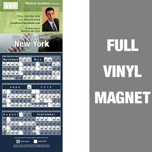 New York (American) Pro Baseball Schedule Vinyl Magnet (3 1/2"x8 1/2")