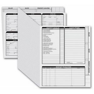 Letter Size Real Estate Folder w/ Right Panel Checklist