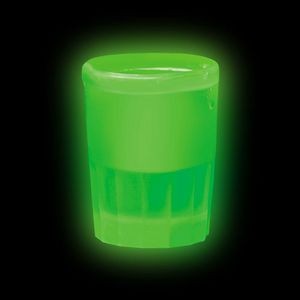 1 1/2 Oz. Green Glow Shooter Glass