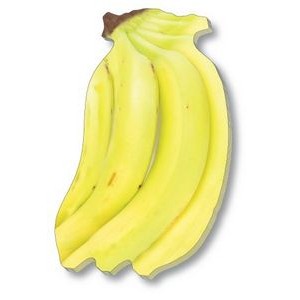 Adhesive Note Shape - Bananas (3.875x5.625) - 100 Sheets