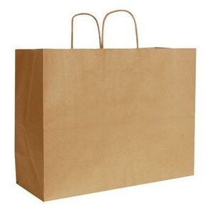 ECO Natural Kraft Shopping Bag (16"x6"x13")