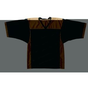 Youth Dazzle Cloth Football Jersey Shirt w/ Contrast Double Yoke