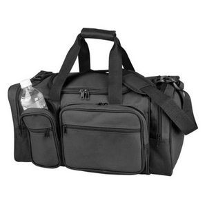 Deluxe Club Sports Duffel Bags - Black, 19 (Case of 12)