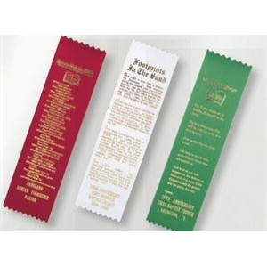 Personalized Bookmark Ribbons