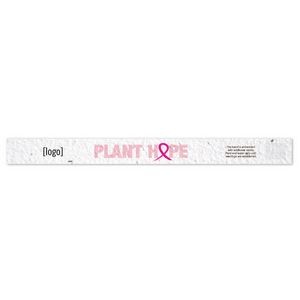 Seed Paper Breast Cancer Awareness Wristband - Style N