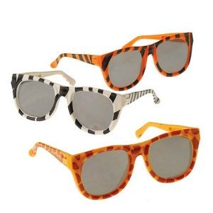 Safari Animal Print Sunglasses - Assorted (Case of 10)