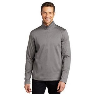 Port Authority® Men's Diamond Heather Fleece 1/4-Zip Pullover Sweater