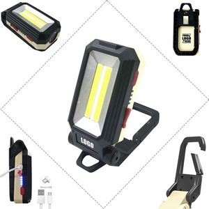 Multi-functional COB Flashlight With Stand