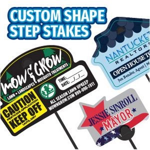 20 Mil Styrene Step Stakes 93-106 square inch