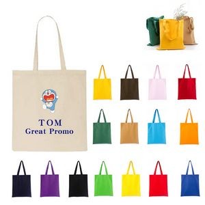 Colorful Cotton Shopping Bags Reusable Shoulder Bag