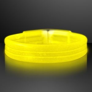 Yellow Thick Glow Bracelet Bangles - BLANK