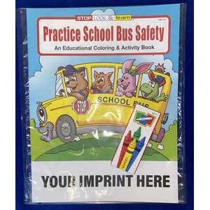 Practice School Bus Safety Coloring Book Fun Pack