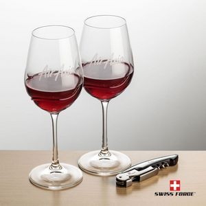 Swiss Force® Opener & 2 Bartolo Wine - Silver