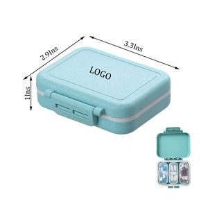 Portable Double Sealed Detachable 3 Compartment Medicine Box