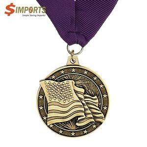 Iron Made Plating Medal (Simports)-2.5",3.0mm