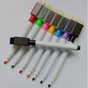 Dry Erase Markers with Magnetic Cap and Eraser