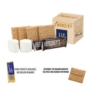 S'mores Kit Favor Box with Fudge Packets - Two Servings
