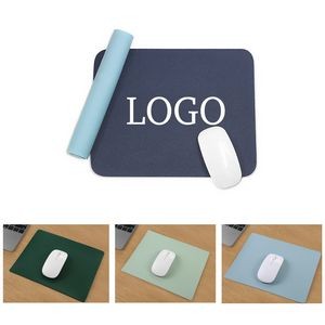 Pu Waterproof Double Sided Leather Mouse Pad