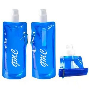 16 Oz Collapsible Bottle with Clip