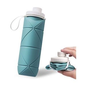 20oz Silicone Collapsible Water Bottle