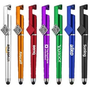 3 in 1 QR Code Stylus Pen with Phone Stand