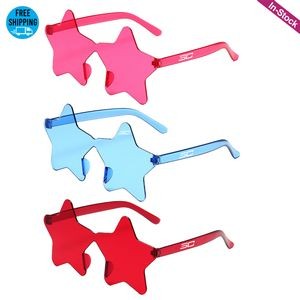 Candy Color Star Shaped Eyeglasses