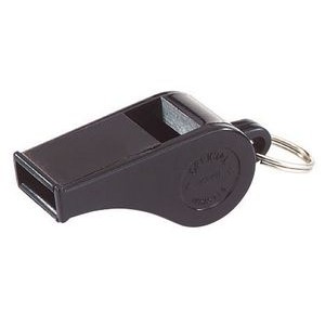 Small Black Plastic Whistle
