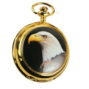 Pocket Watch w/Chain (Eagle)