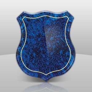 Blue Shield Shape Plaque (9"x8"x1")