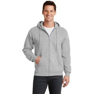 Port & Company® Men's Core Fleece Full-Zip Hooded Sweatshirt