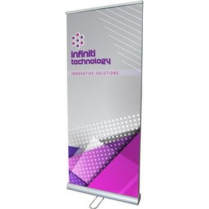 Double Sided Vinyl Retractable Banner w/Stand