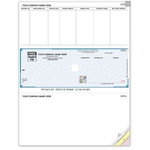 High Security Laser Accounts Payable Middle Check (1 Part)