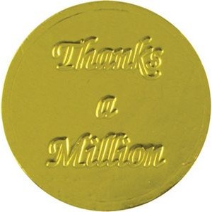 Thanks a Million Chocolate Coin
