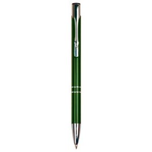 Satin Green Ballpoint Pen - Laser Engraved