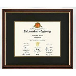 Award Certificate Framed in Studio Line Frame (15"x18")