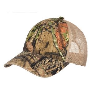 Port Authority® Unstructured Camouflage Mesh Back Cap