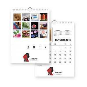 Wall Calendar w/Custom Images (8 1/2"x11 3/4")