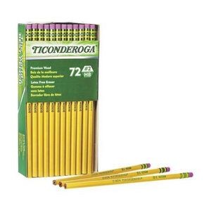 #2 Pencils - 72 Count, Yellow, Latex-free Eraser (Case of 4)