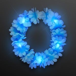 Light Blue Flower Festival Crown - BLANK