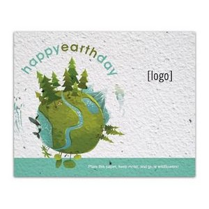 Earth Day Seed Paper Postcard - Style Q